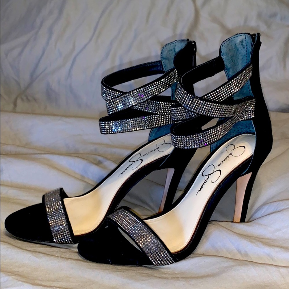 Jessica Simpson Wrap Ankle Heels